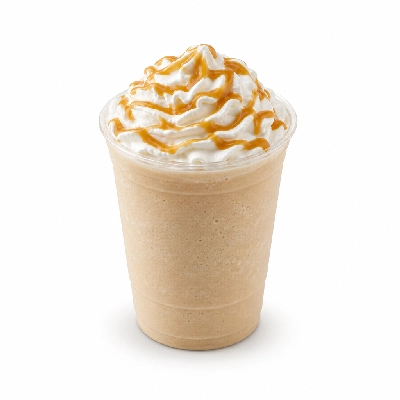 Starbucks Ultra Caramel Frappuccino with Soy Milk Venti Iced