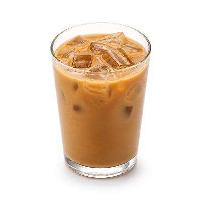 Starbucks Venti Hazelnut Iced Coffee with 4 Pumps Syrup