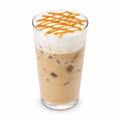 Starbucks Venti Iced Caramel Cloud Macchiato Almondmilk