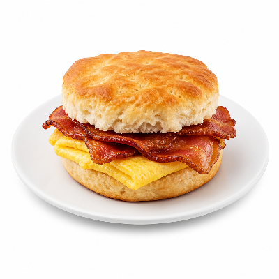 Steak 'n Shake Breakfast Bacon Biscuit