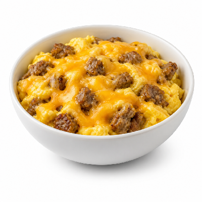 Steak 'n Shake Breakfast Bowl without Hash Browns