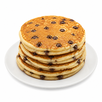Steak 'n Shake Breakfast Chocolate Chip Pancakes