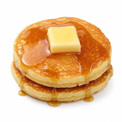 Steak 'n Shake Breakfast Kid's 2 Pancakes (Incl. Butter and Syrup)