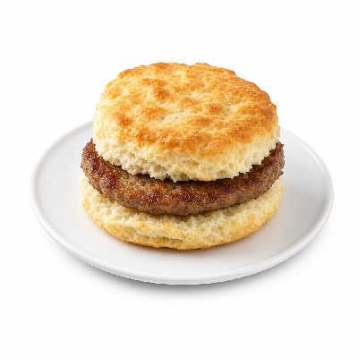 Steak 'n Shake Breakfast Sausage Biscuit
