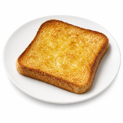 Steak 'n Shake Breakfast Sides Toast Wheat (Buttered)