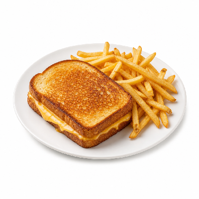 Steak 'n Shake Kids Grilled Cheese and Fries