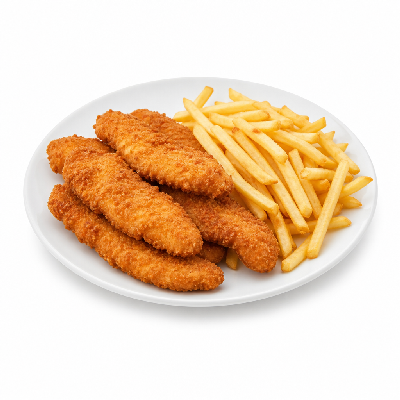Steak 'n Shake Kids Jr. Chicken Fingers and Fries