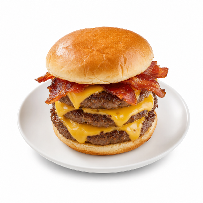Steak 'n Shake Steakburgers Bacon 'n Cheese Triple