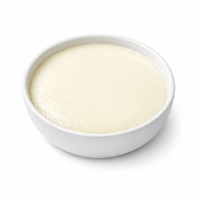 Steamed coconut custard