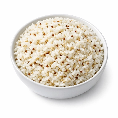Steamed Rice with Quinoa