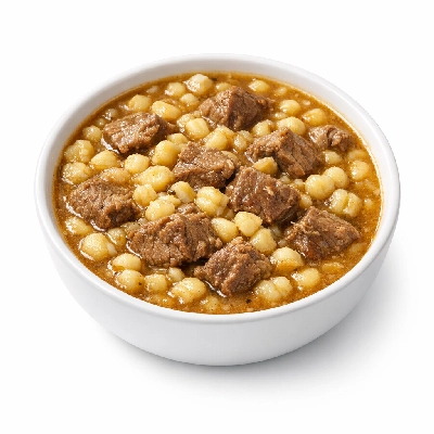Stew hominy with mutton navajo