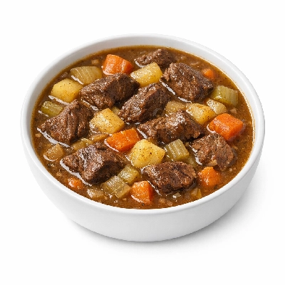 Stew/soup caribou by Alaska Native