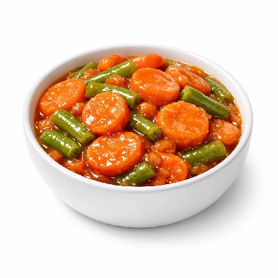 Stewed Carrots with Beans
