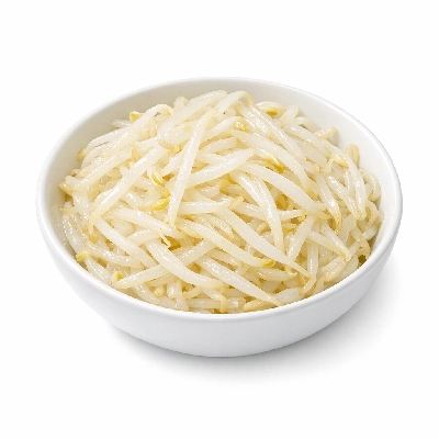 Stir-fried bean sprouts with chili