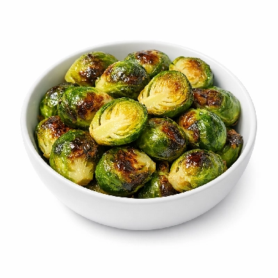 Stir-fried brussels sprouts