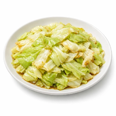 Stir-fried cabbage with vegetables