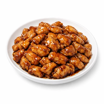 Stir-fried chicken with sauce