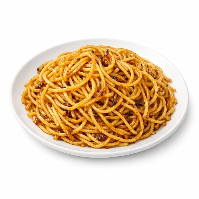 Stir-fried spaghetti