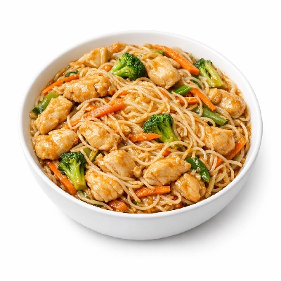 Stouffer lean cuisine chicken and vegetables with vermicelli frozen entree