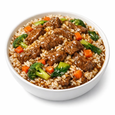 Stouffer lean cuisine oriental beef with vegetables and rice frozen meal
