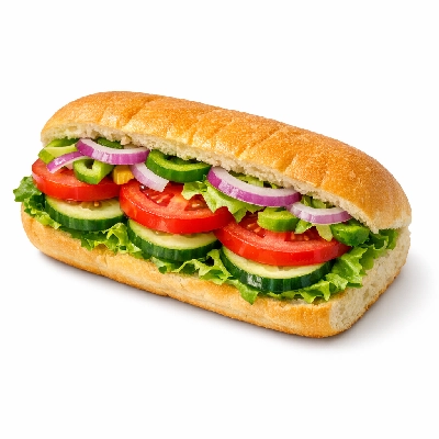 Sub with Vegetables