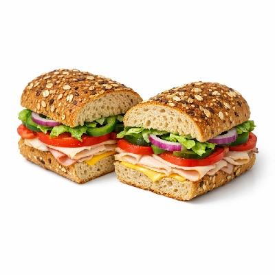Subway 6 Inch the Champ Sandwich on Multigrain Bread