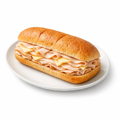 Subway 6inch Wheat Sandwich with Turkey and Cheese