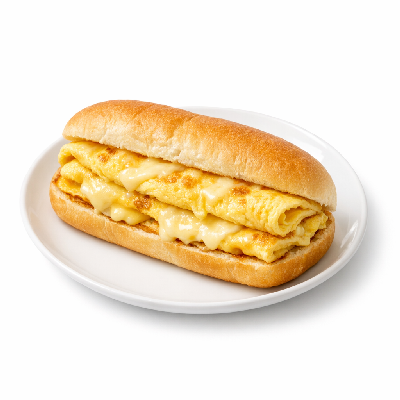 Subway Cheesy Double Omelette Breakfast Sub
