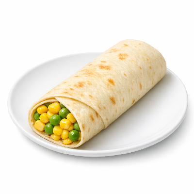 Subway Corn and Peas Wrap