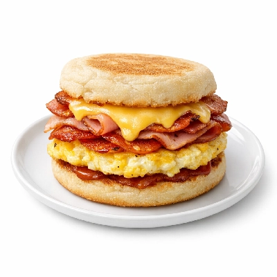 Subway Egg Muffin Melt Breakfast B.m.t.