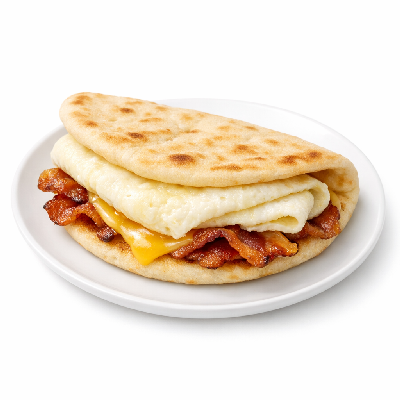 Subway Egg White 3" Flatbread Bacon (White) and Cheese