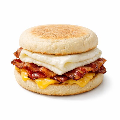 Subway Egg White Muffin Melt Bacon (White) and Cheese
