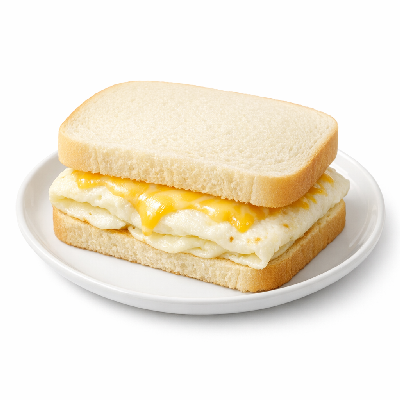 Subway Egg White Omelet Sandwich 6" (White) & Cheese