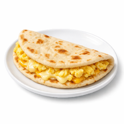 Subway Reg. Egg on 3" Flatbread & Cheese