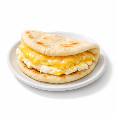Subway Reg. Egg on 3" Flatbread Sunrise Subway Melt