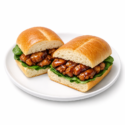 Subway Sandwiches 6" Chicken Teriyaki with Spinach
