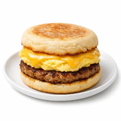 Subway Sausage Egg & Cheese Sandwich