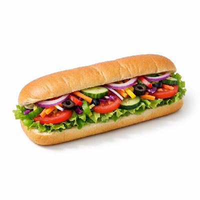 Subway Six Inch Subs with 6 Grams of Fat or Less Veggie Delite