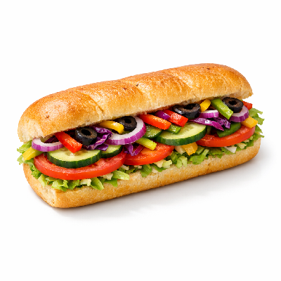 Subway Veggie Delight 6 Inch Sub