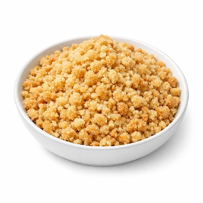 Sugar crumble topping