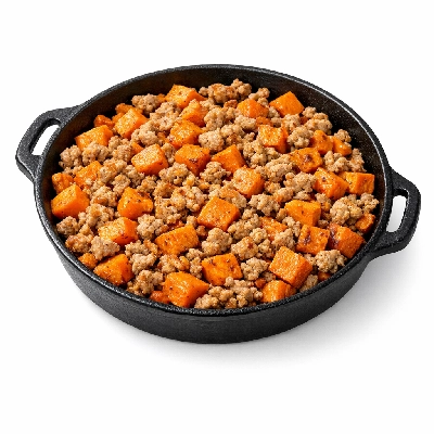 Sweet Potato & Ground Turkey Skillet