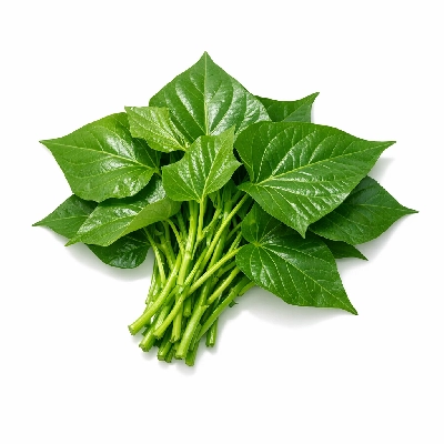 Sweet potato leaves raw sweet potato