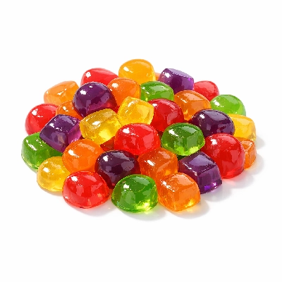 Sweets jellies no sugar (with sodium saccharin) any flavors