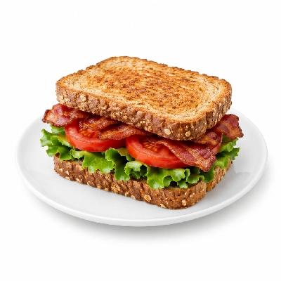 Swensons Drive-In Bacon Lettuce and Tomato Sandwich with Bread Choice Toasted Wheat