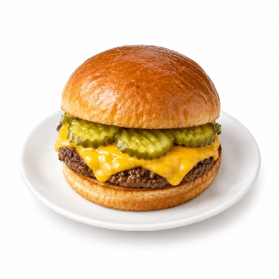 Swensons Drive-In Cheeseburg with Pickle Chips