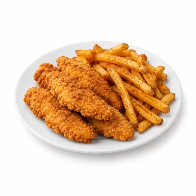 Swensons Drive-In Chicken Finger Dinner with Side Choice Cajun Seasoned French Fries