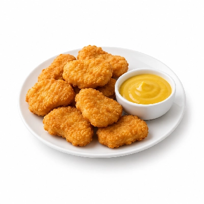 Swensons Drive-In Chicken Nuggets 10 Pieces with Honey Mustard Dressing Crispy Extras