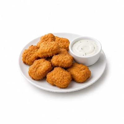 Swensons Drive-In Chicken Nuggets 10 Pieces with Ranch Dressing Crispy Extras