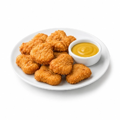 Swensons Drive-In Chicken Nuggets 6 Pieces with Honey Mustard Dressing Crispy Extras