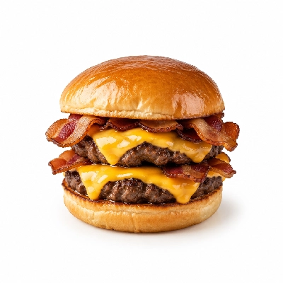 Swensons Drive-In Double Cheeseburg with Bacon